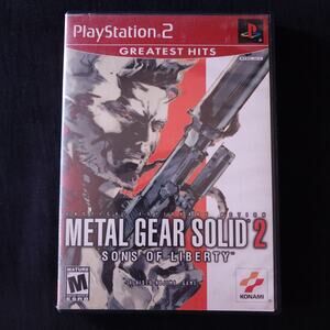 Metal Gear Solid 2 Sons of Liberty Sony Playstation 2 PS2 Video Game w/ Manual